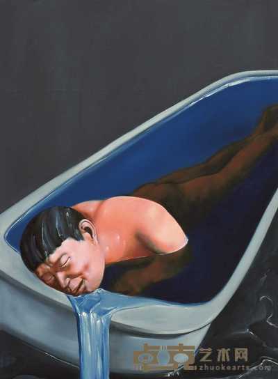 宋永红 2004年作 慰藉之浴 129.5×94cm